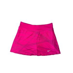 Nike Dri-Fit Hot Pink tennis athletic skort mini skirt S pull on mesh golf gym